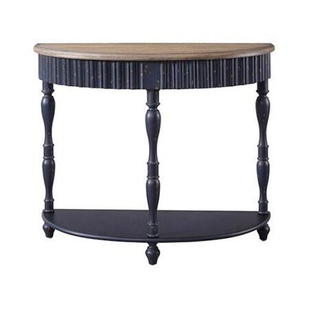 Progressive Furniture Progressive Furniture A220-70B Sally Blue & Natural Console Table A220-70B